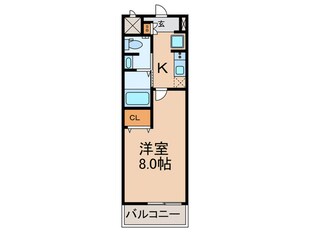 CROSS　COURT高槻富田駅前の物件間取画像